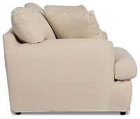 Marren Beige Fabric Chair