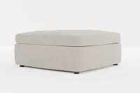 Destin Revenue Beige Fabric Cocktail Ottoman