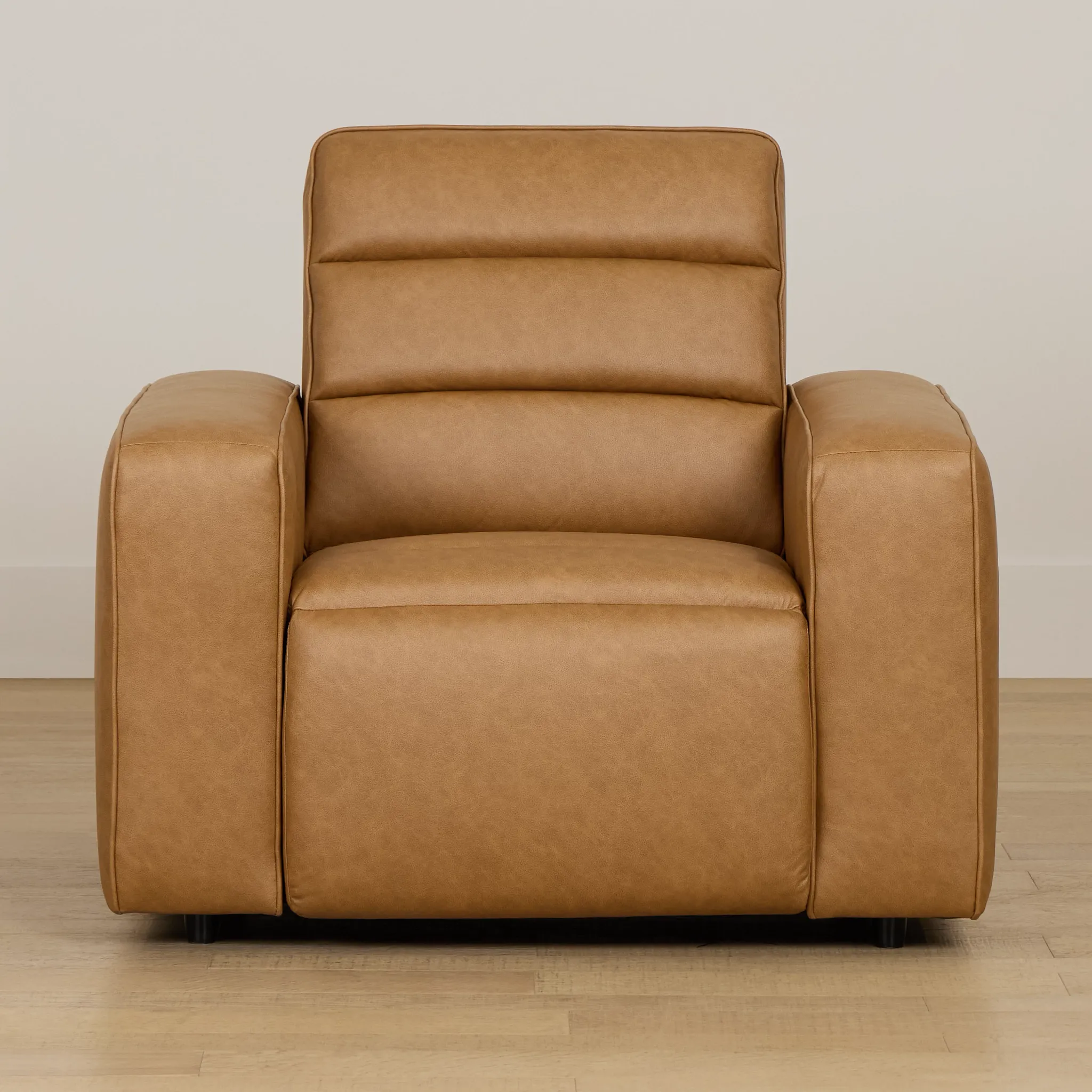 Sawyer Light Brown Micro Power Recliner