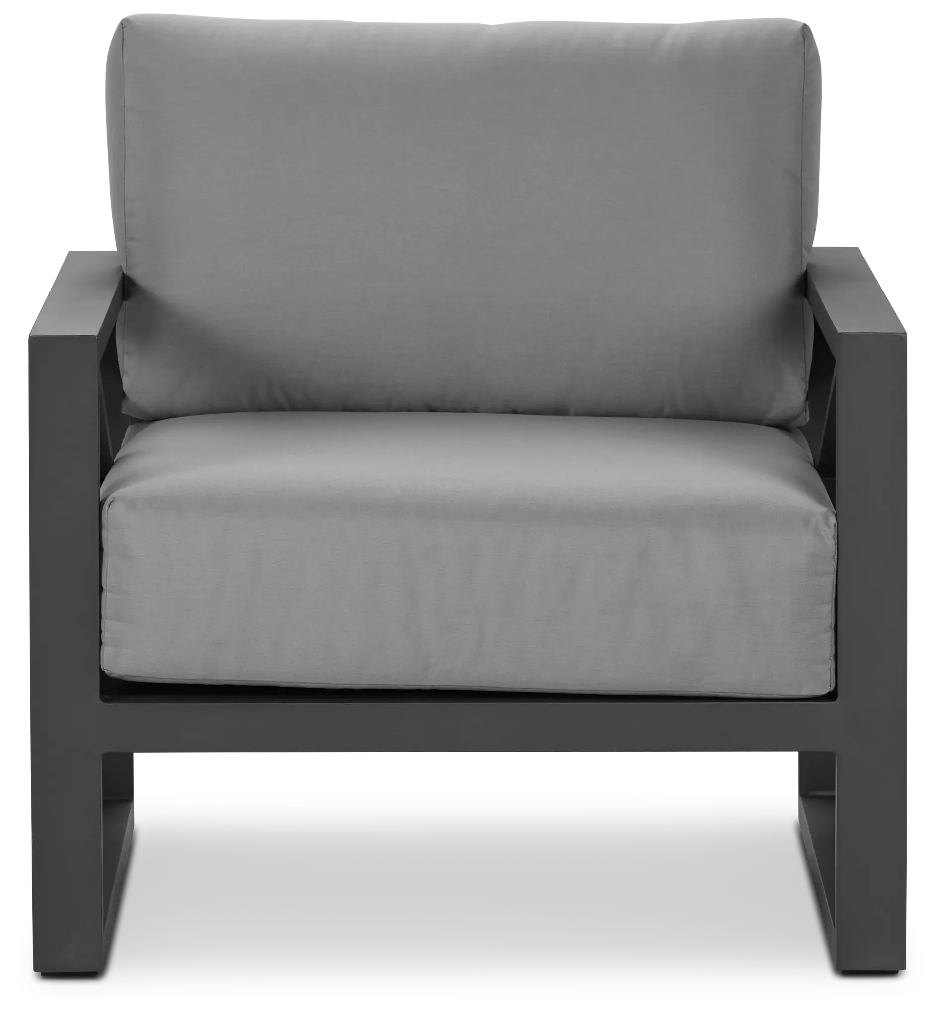 Linear Dark Gray Aluminum Chair Linear Dark Gray Aluminum Chair