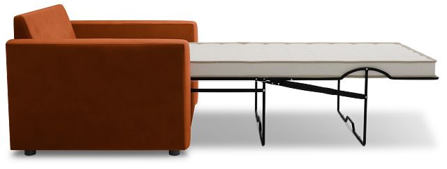 Siesta Joya Orange Fabric Innerspring Sleeper