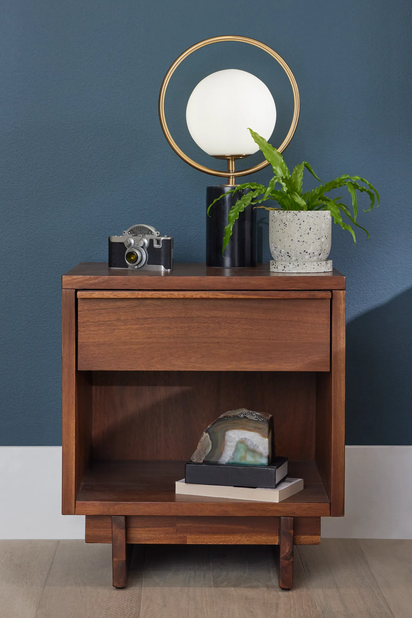Bowery Dark Tone Nightstand