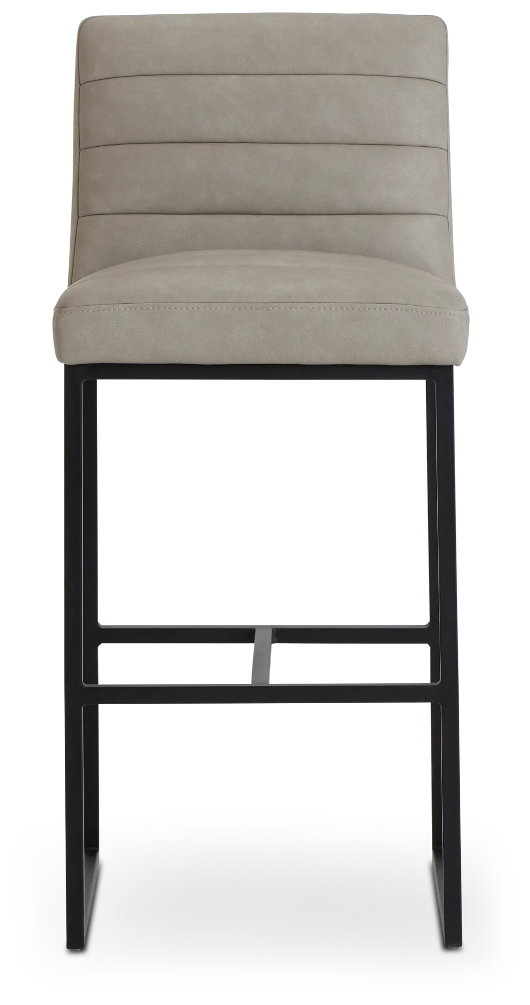 Miller Light Gray 30" Upholstered Barstool Miller Light Gray 30" Upholstered Barstool