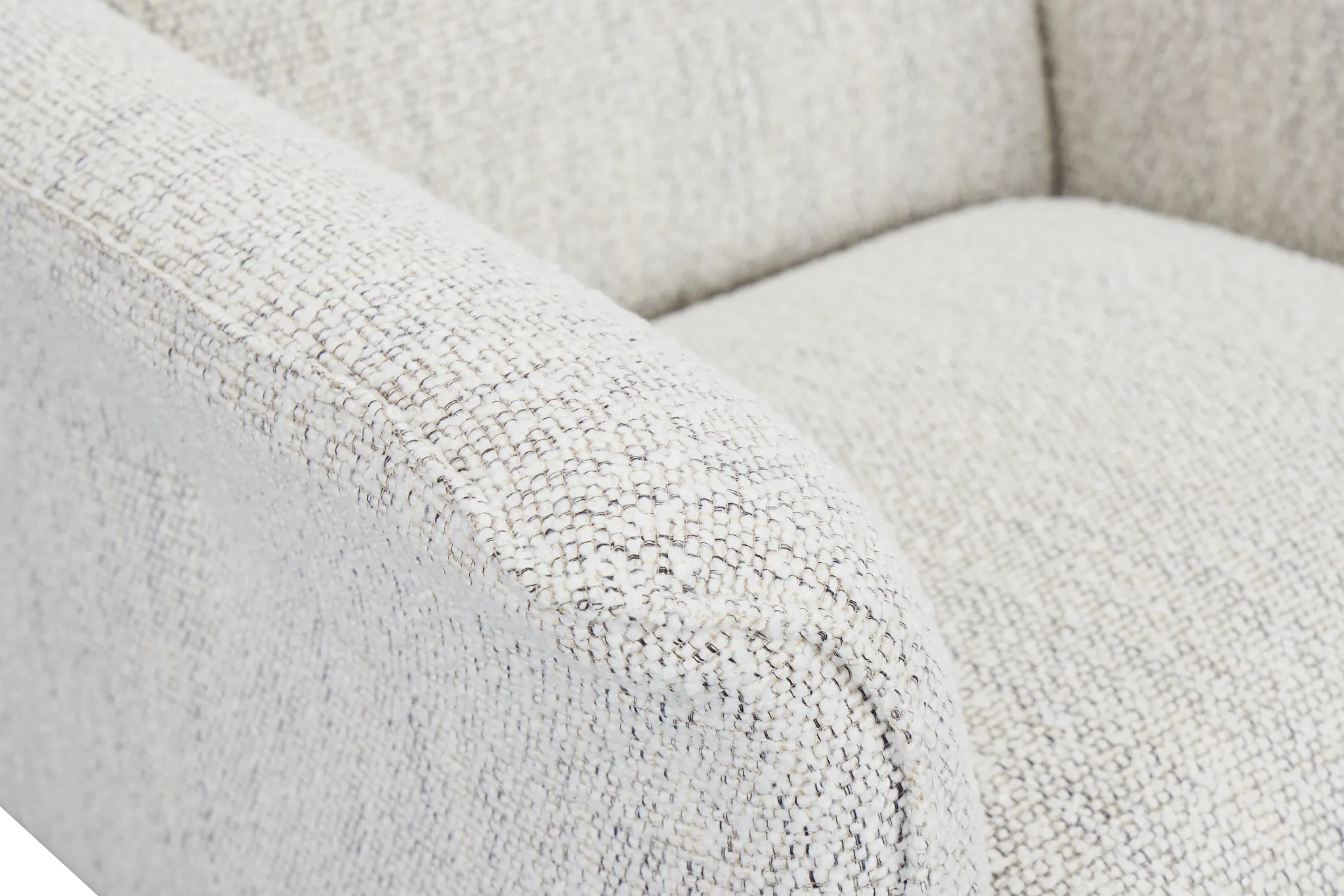 Imani Light Gray Fabric Swivel Accent Chair