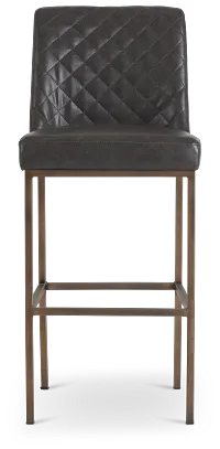 Sierra Dark Gray Bonded Ltr 30" Barstool