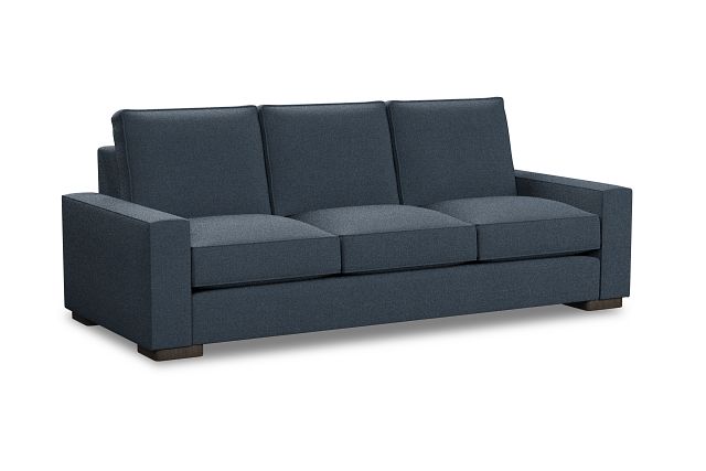 Edgewater Haven Blue 96" Sofa W/ 3 Cushions (2)