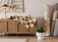 Checka White 2x7 Runner