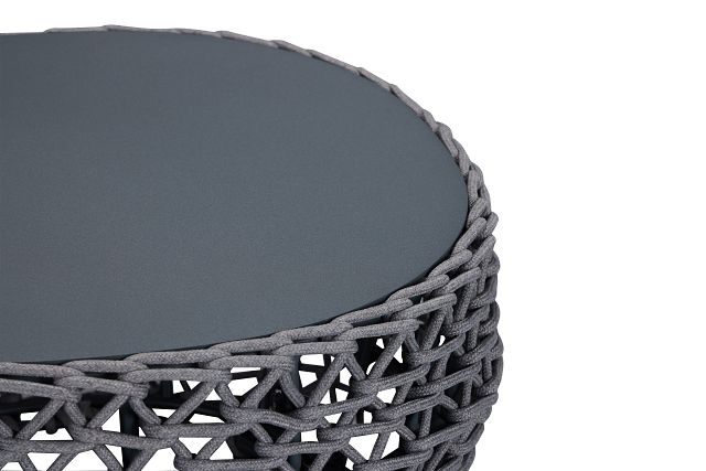Fiji Gray Rope End Table