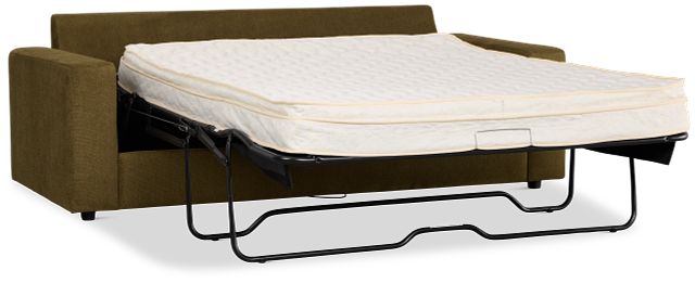 Carmen Green Fabric Innerspring Sleeper