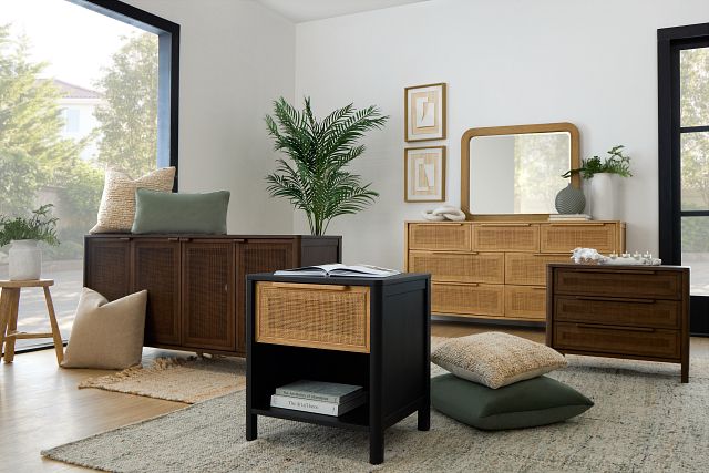 Pacific Two-tone 1-drawer Nightstand
