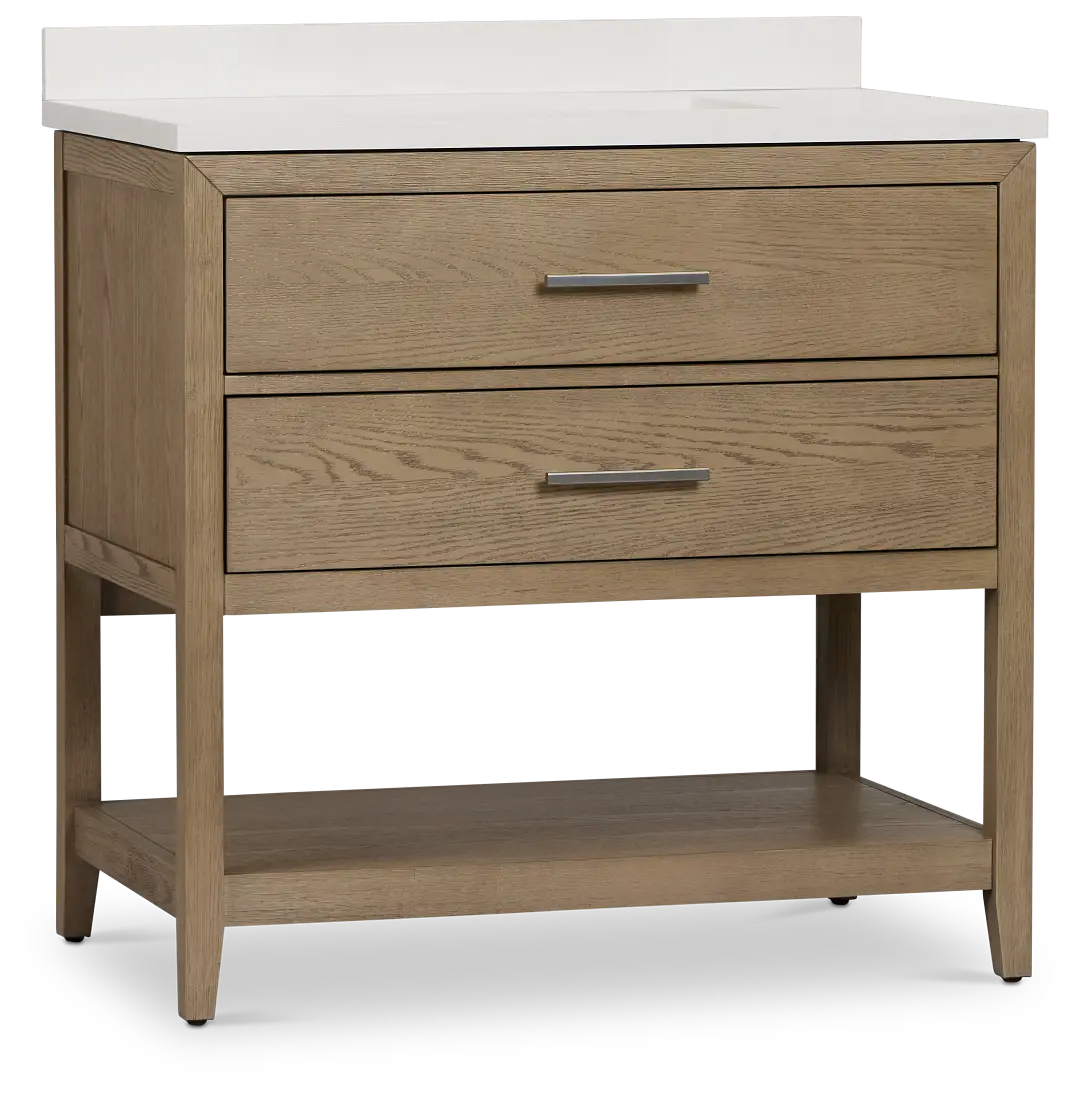 Alden Light Gray 36" Single Bathroom Vanity Alden Light Gray 36" Single Bathroom Vanity