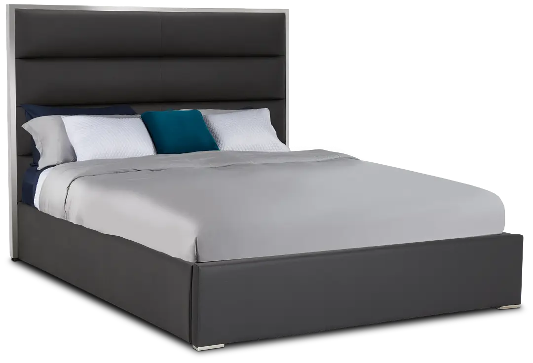 Cortina Gray Uph Platform Bed Cortina Gray Uph Platform Bed