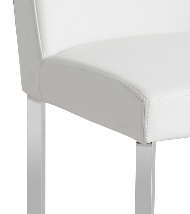 Howard White Upholstered Side Chair