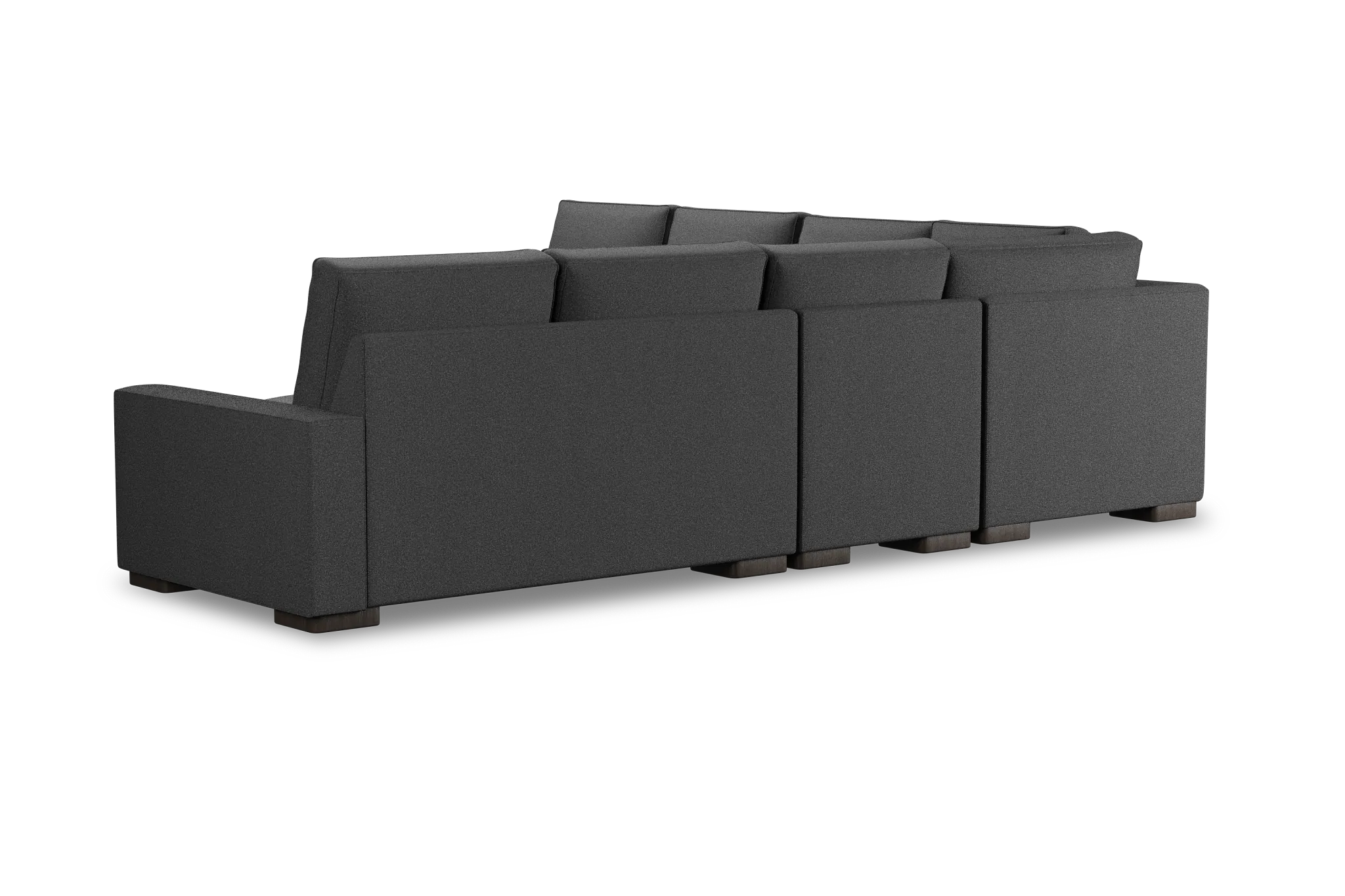 Edgewater Delray Dark Gray Large Two-arm Sectional