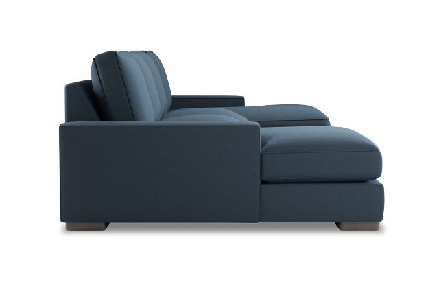 Edgewater Elite Blue Double Chaise Sectional