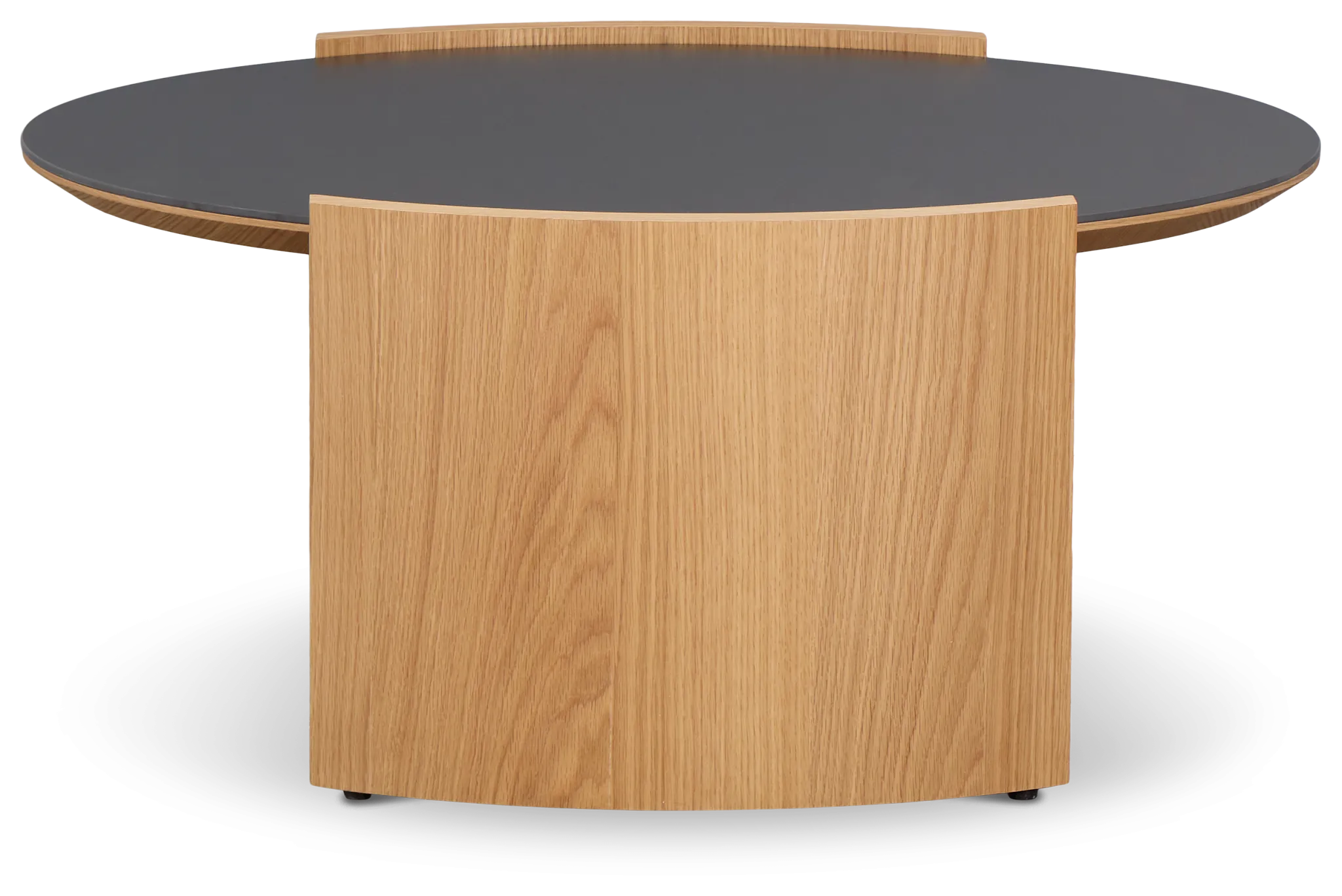 Nomad Light Tone Ceramic Round Coffee Table