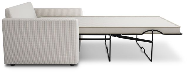 Siesta Lucy Light Beige Fabric Innerspring Sleeper
