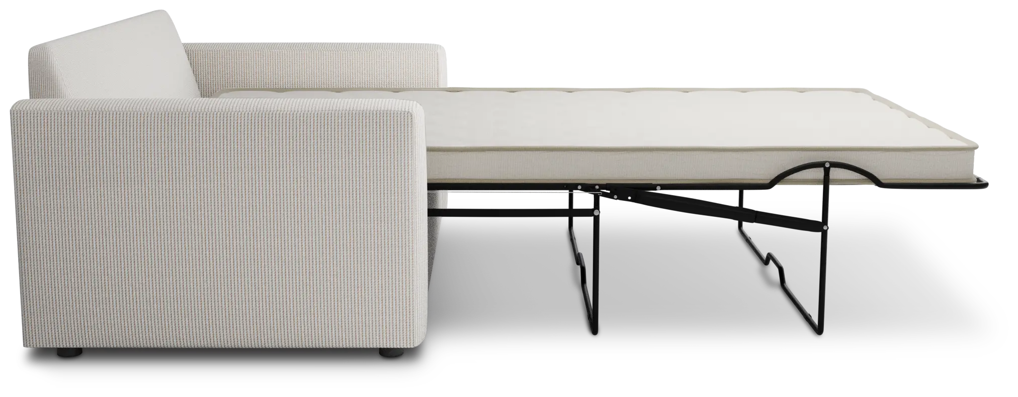 Siesta Lucy Light Beige Fabric Innerspring Sleeper Siesta Lucy Light Beige Fabric Innerspring Sleeper
