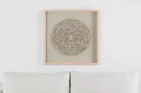 Petra Beige Framed Wall Art