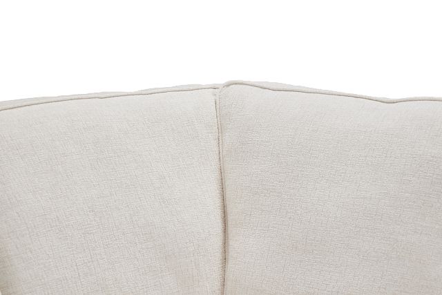Andie White Fabric Large Two-arm Sectional