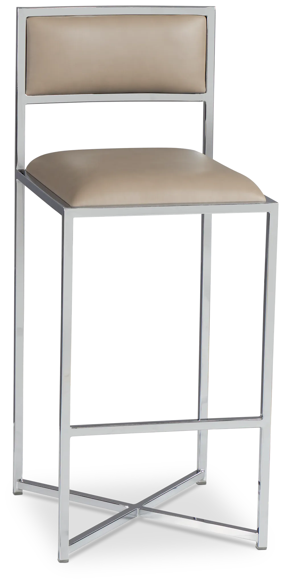 Amalfi Taupestnl Steel 30" Upholstered Barstool