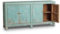 Arrow Teal Four-door Cabinet