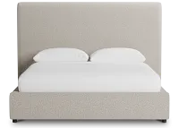 Grayton Gellar Brown 54" Upholstered Platform Bed