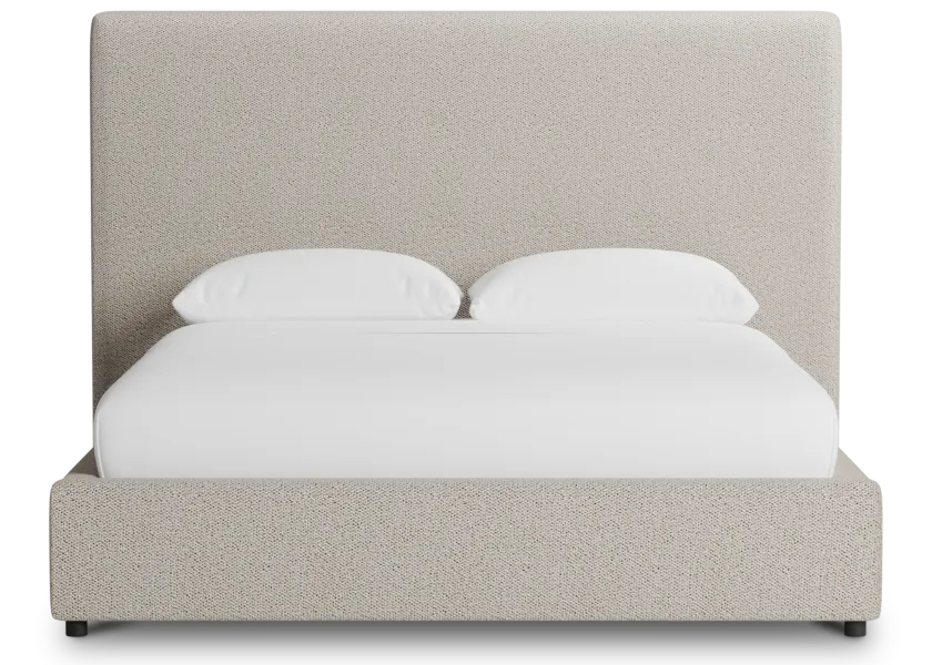 Grayton Gellar Brown 54" Upholstered Platform Bed