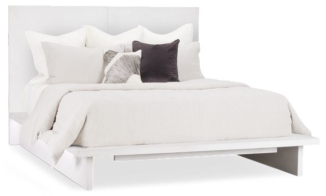 Bal Harbour White Panel Bed