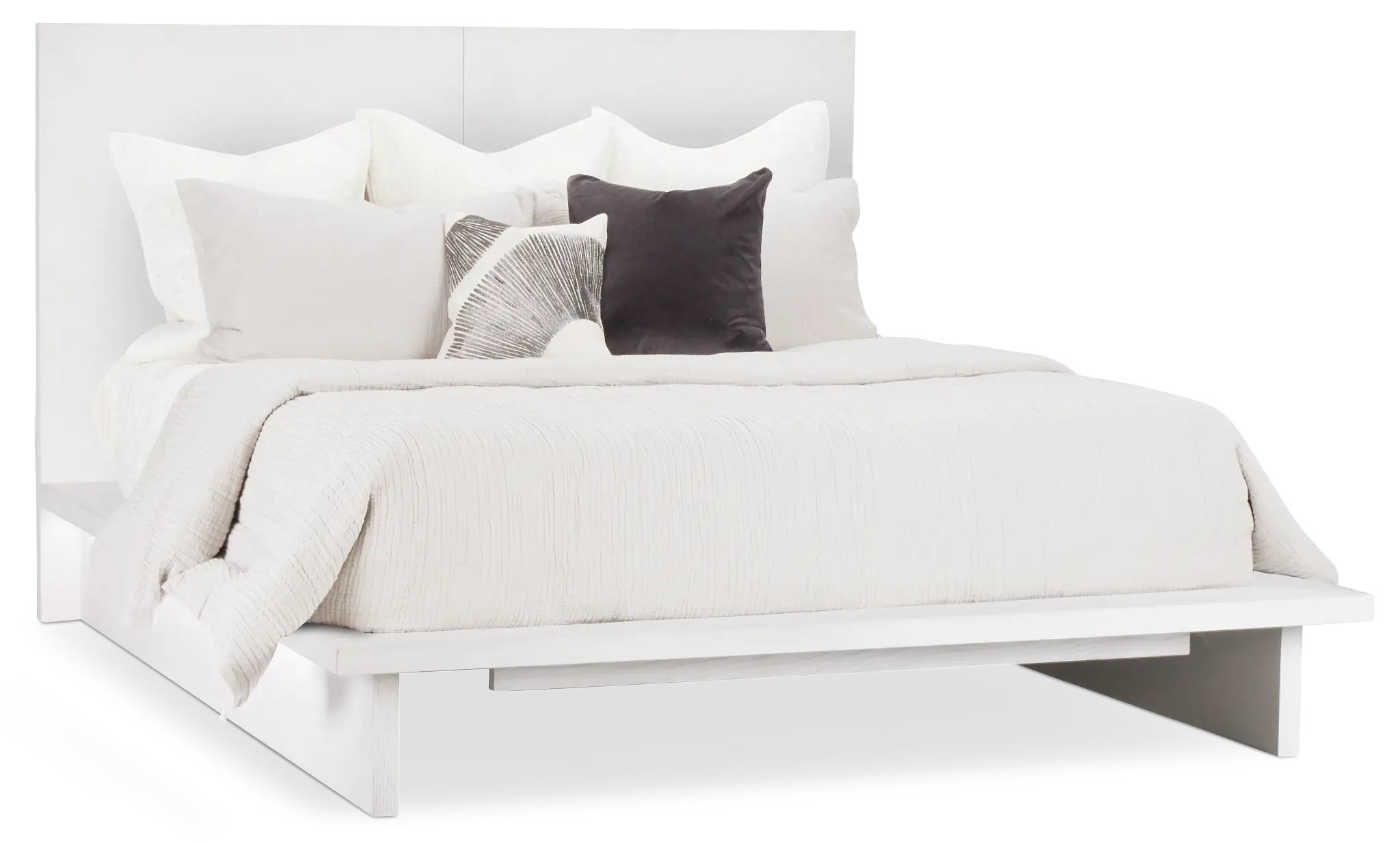 Bal Harbour White Panel Bed Bal Harbour White Panel Bed
