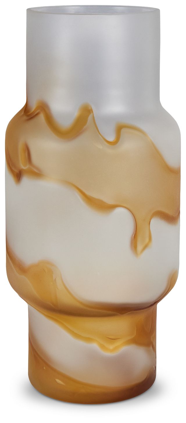 Olivera Orange Large Vase