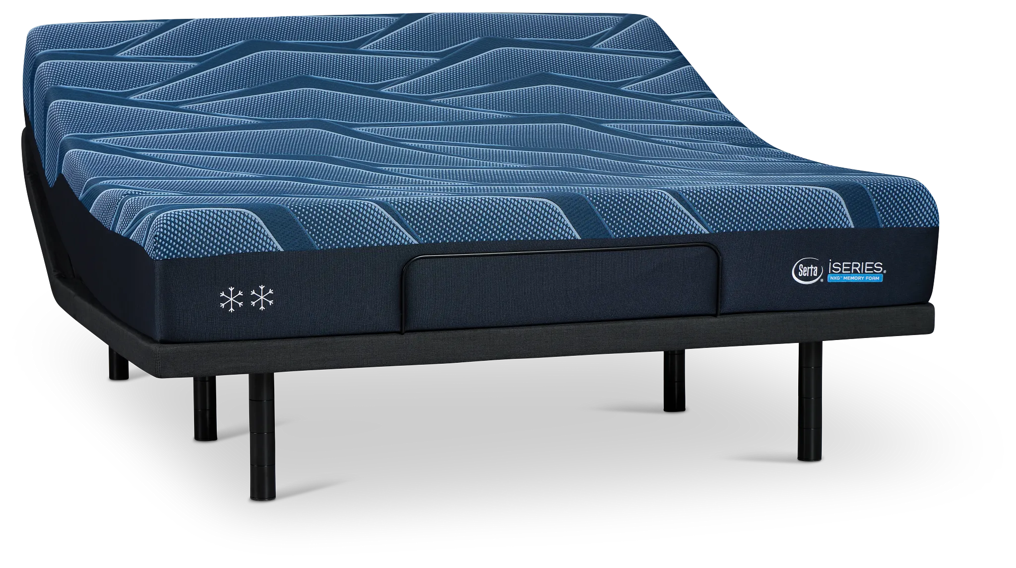 Iseries Nxg 1500 12" Firm Baselogic Platinum Adjustable Base Mattress Set