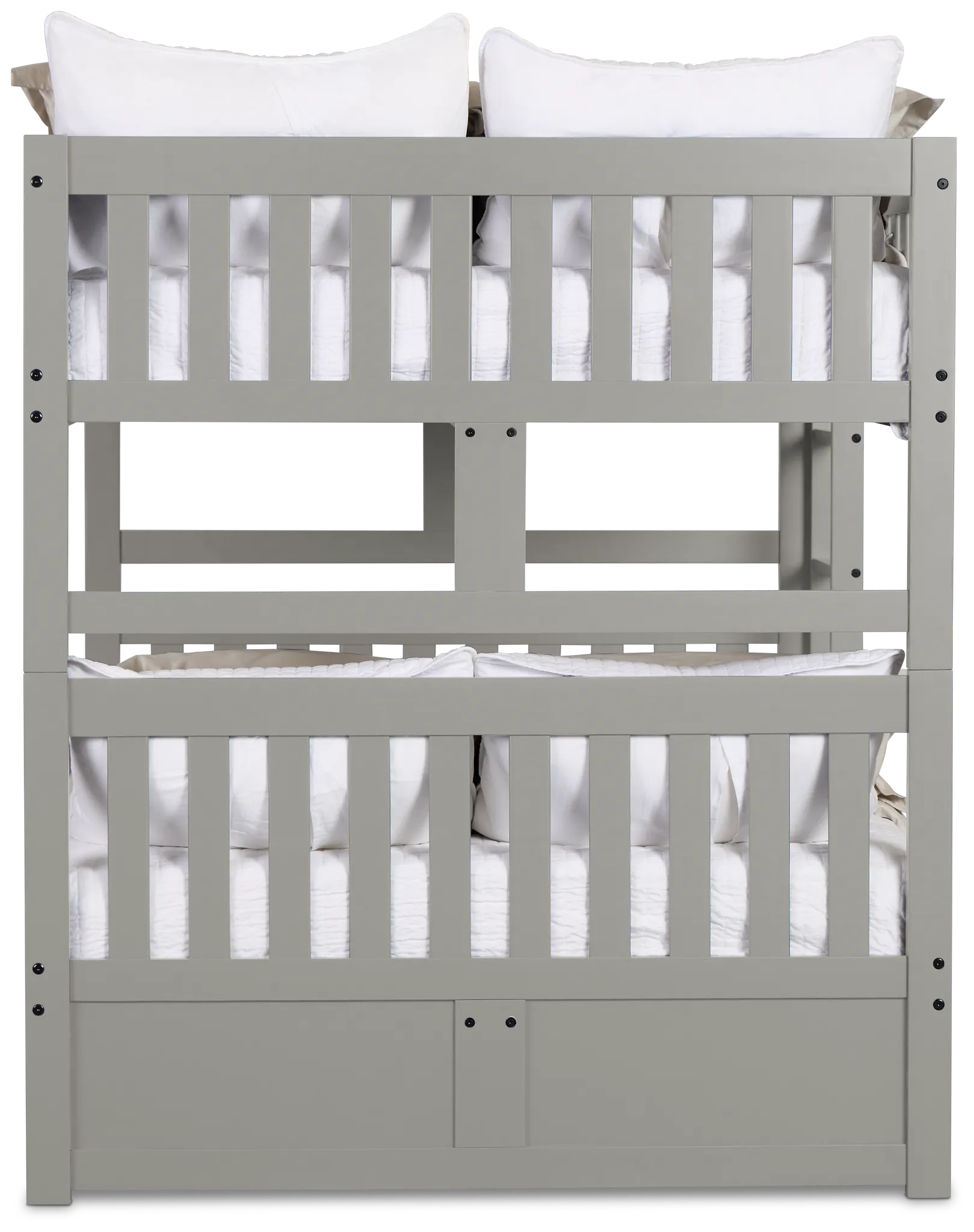 Charleston Gray Trundle Bunk Bed