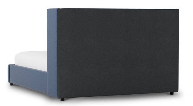 Captiva Peyton Dark Blue 48" Upholstered Shelter Bed