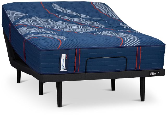 Posturepedic Elite Spring Albany 2 Firm Ergo 3.0 Adjustable Mattress Set
