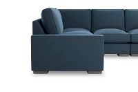 Edgewater Elite Blue Medium Two-arm Sectional