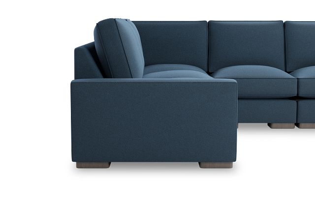Edgewater Elite Blue Medium Two-arm Sectional