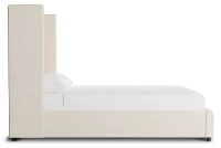 Captiva Merino Light Beige 60" Upholstered Shelter Bed