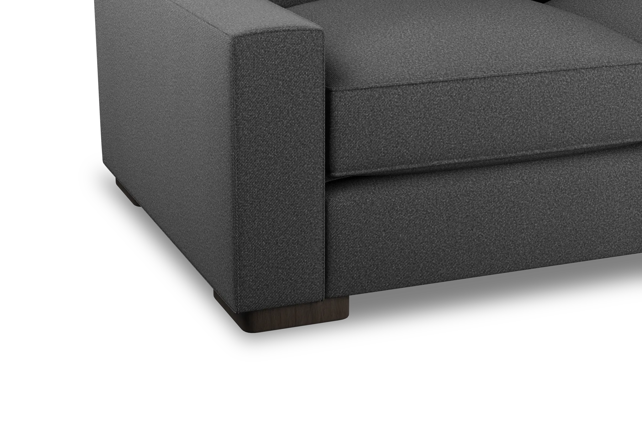 Edgewater Delray Dark Gray Large Two-arm Sectional Edgewater Delray Dark Gray Large Two-arm Sectional