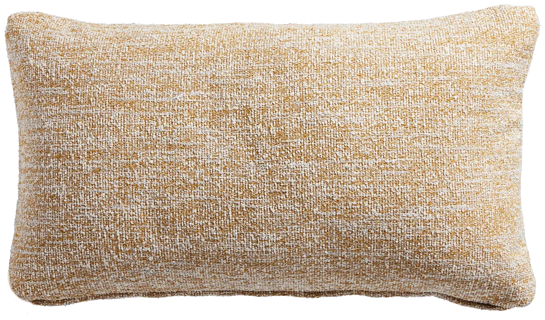 Baxter Yellow Lumbar Accent Pillow