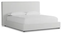 Grayton Elite Ivory 54" Upholstered Platform Bed
