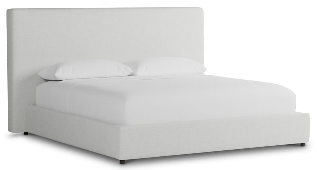Grayton Elite Ivory 54" Upholstered Platform Bed