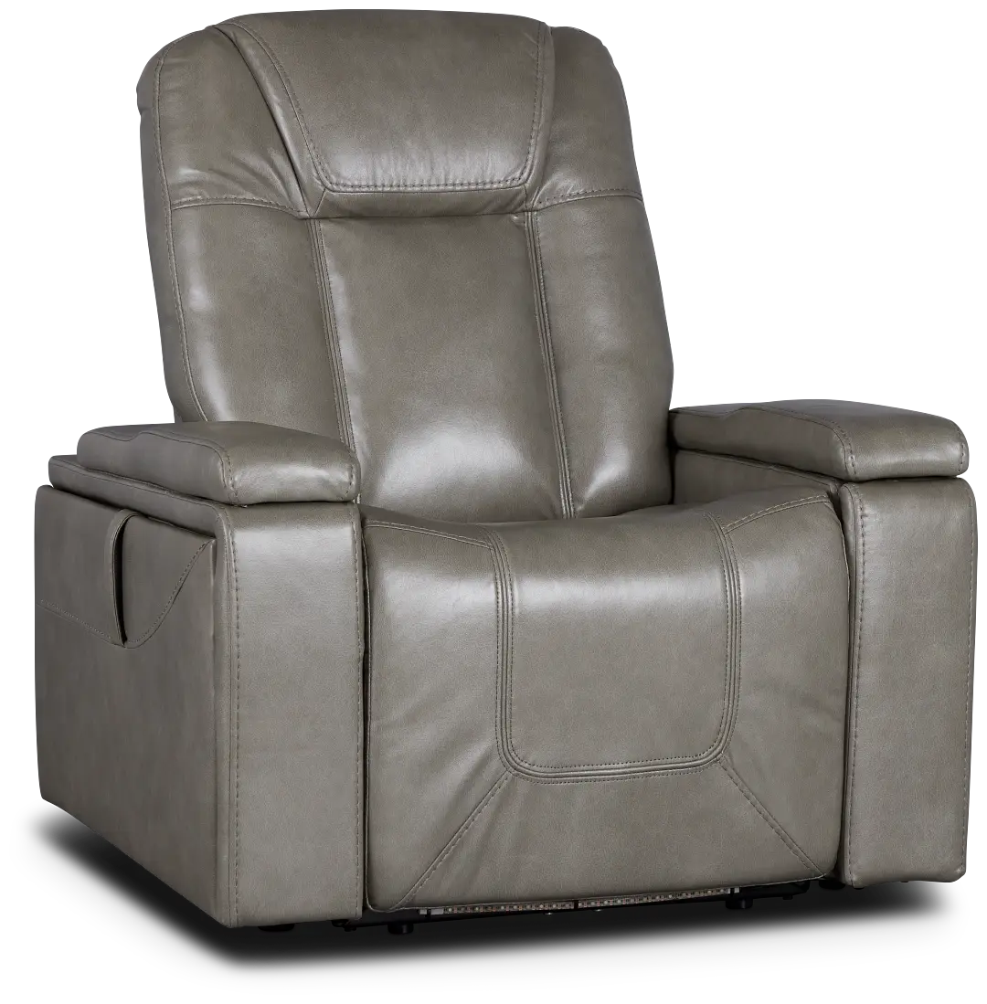 Meta Gray Micro Power Recliner Meta Gray Micro Power Recliner