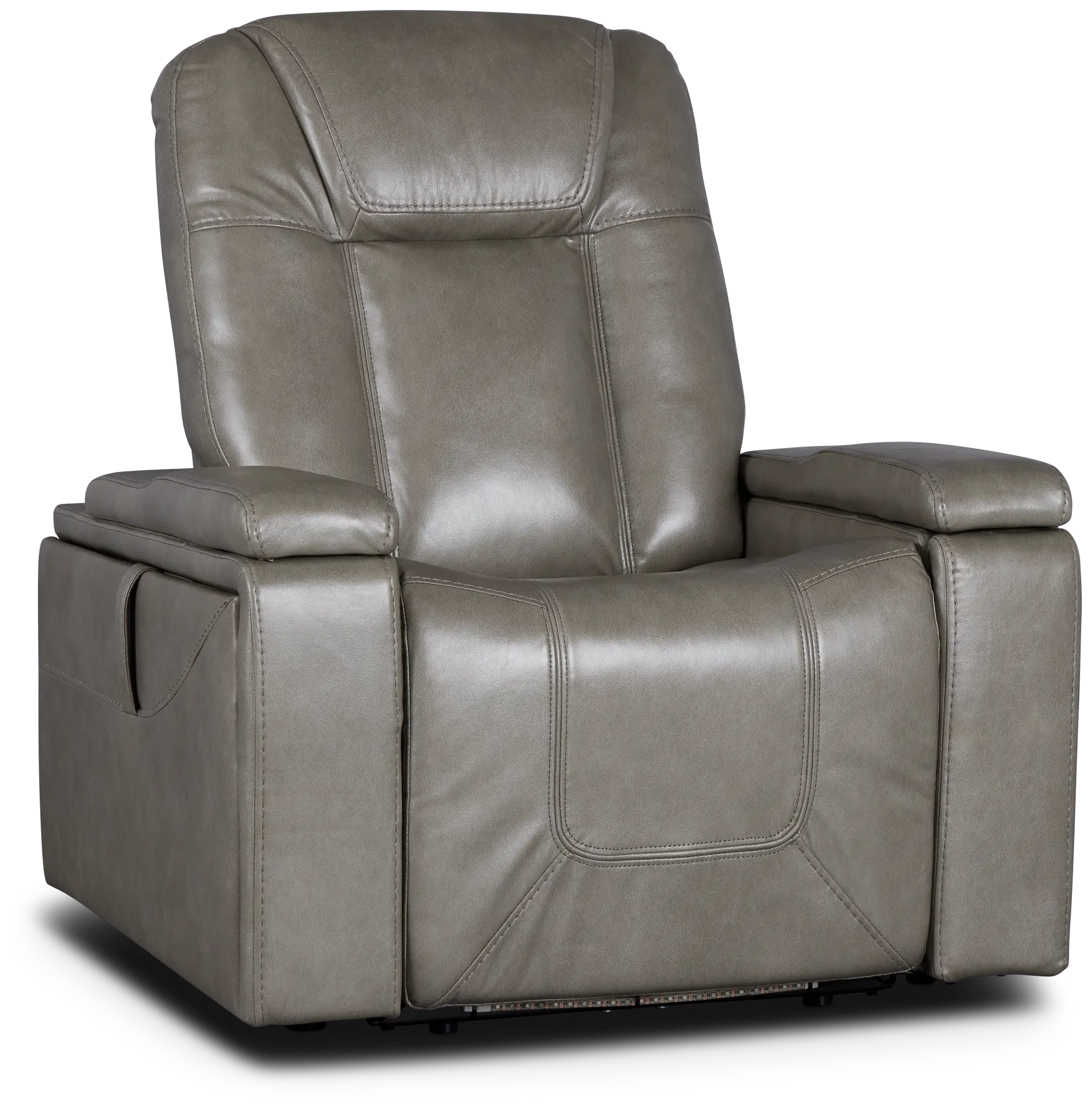 Meta Gray Micro Power Recliner Meta Gray Micro Power Recliner