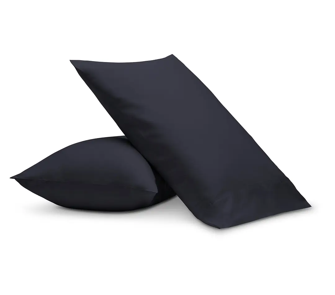 Rest & Renew Organic Cotton Dark Blue 300 Thread Set Of 2 Pillowcases Rest & Renew Organic Cotton Dark Blue 300 Thread Set Of 2 Pillowcases