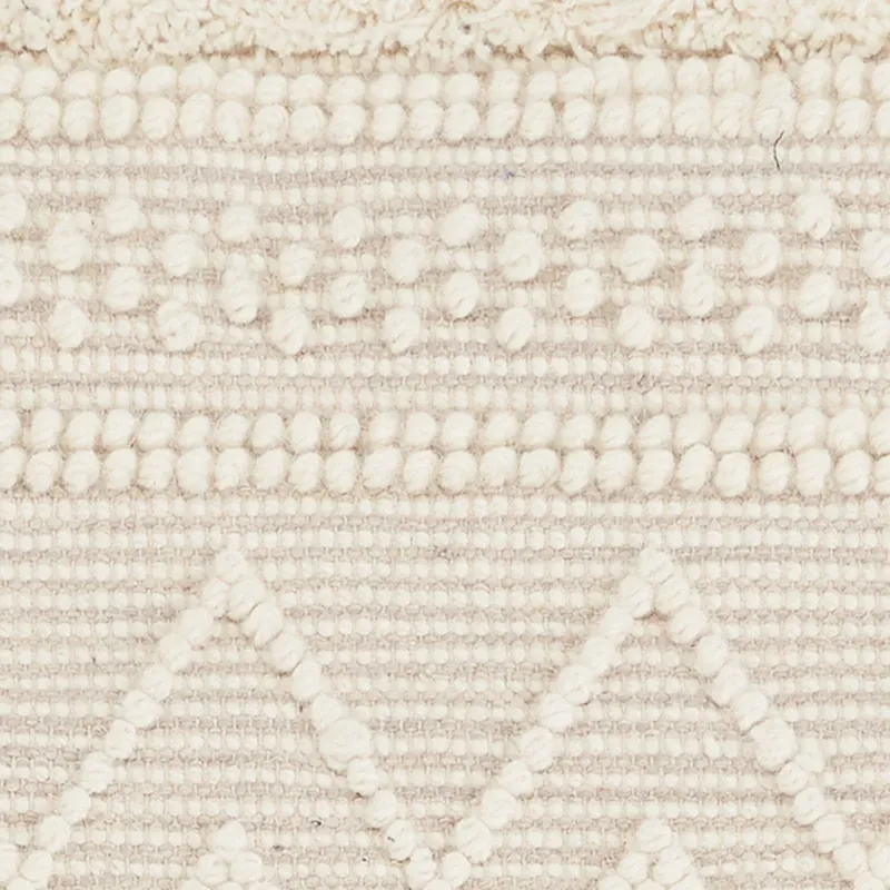 Arles White 5x8 Area Rug