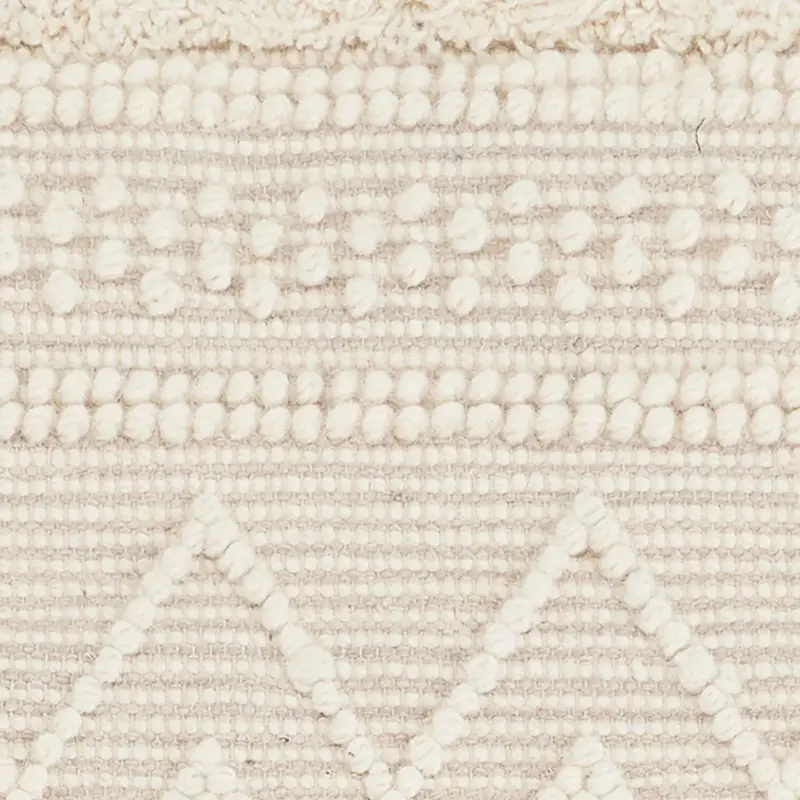 WHITE Arles White 8x10 Area Rug