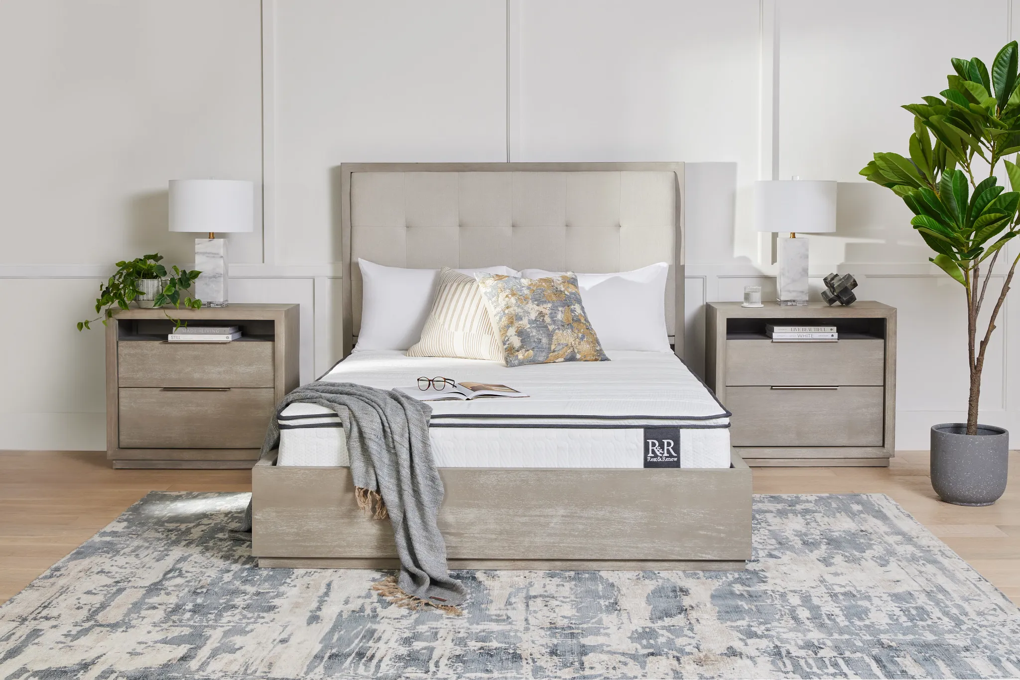 Rest & Renew By Zinus 8" Hybrid Memory Foam & Innerspring Mattress