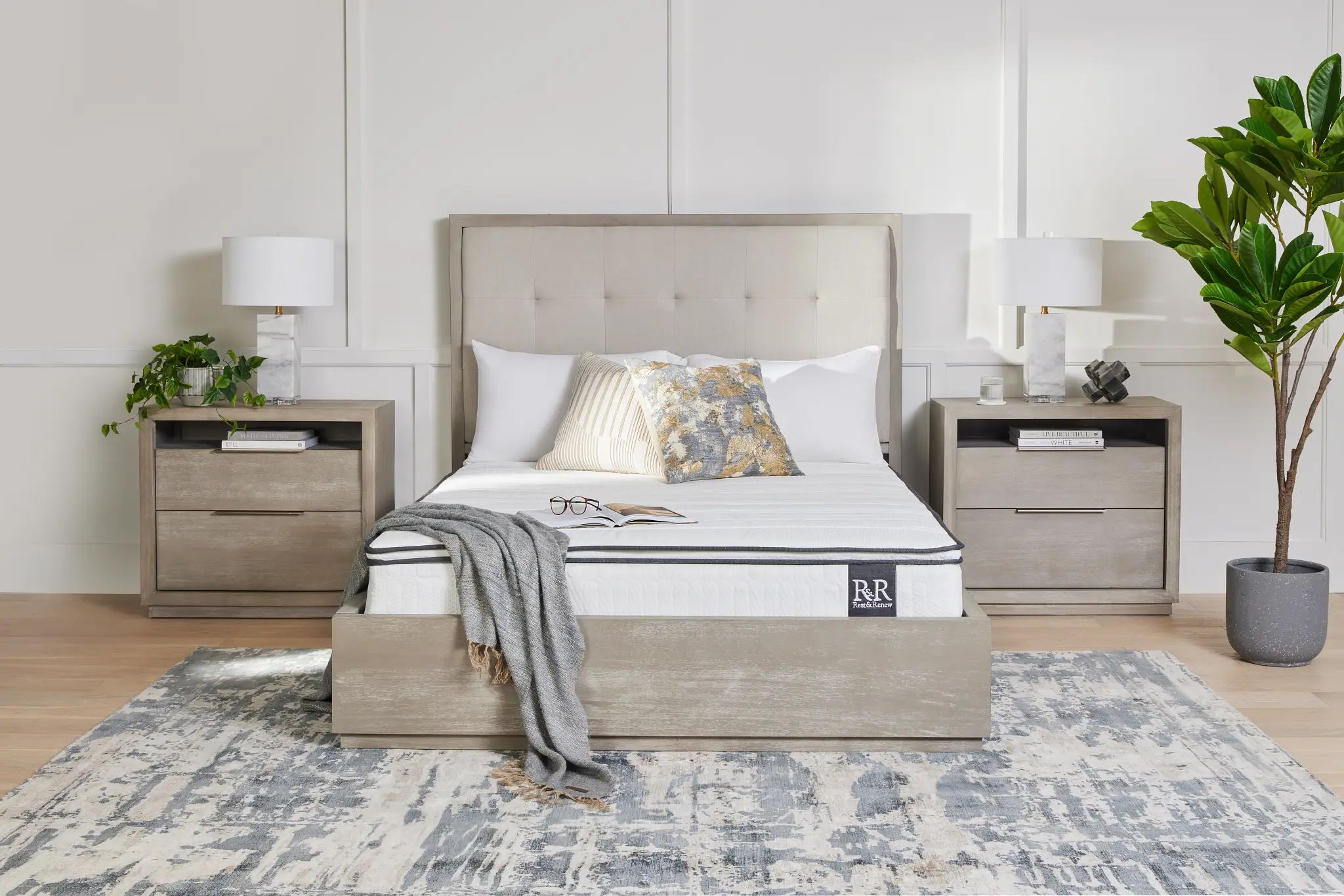 Rest & Renew By Zinus 8" Hybrid Memory Foam & Innerspring Mattress Rest & Renew By Zinus 8" Hybrid Memory Foam & Innerspring Mattress