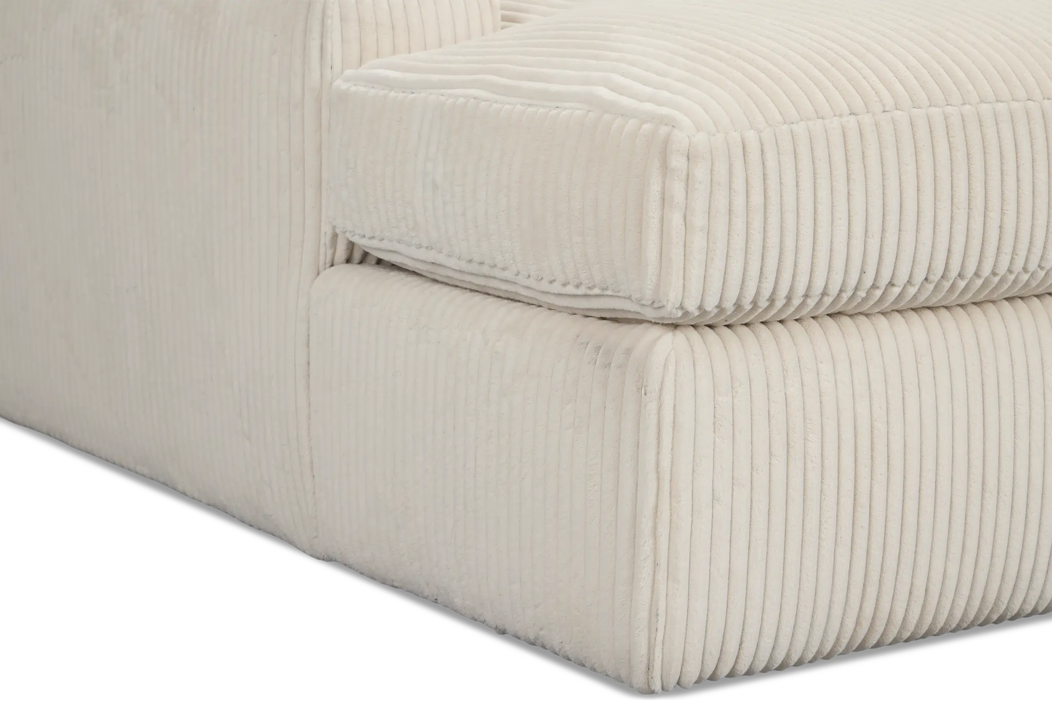 Charlie Ivory Fabric Chaise Charlie Ivory Fabric Chaise